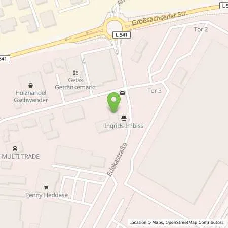 Standortübersicht der Tankstelle Stadtwerke Viernheim GmbH in 68542 Heddesheim