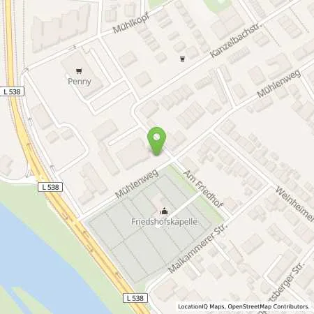 Standortübersicht der Tankstelle MVV Energie AG in 68549 Ilvesheim