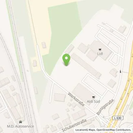 Standortübersicht der Tankstelle ALDI SÜD in 68723 Schwetzingen