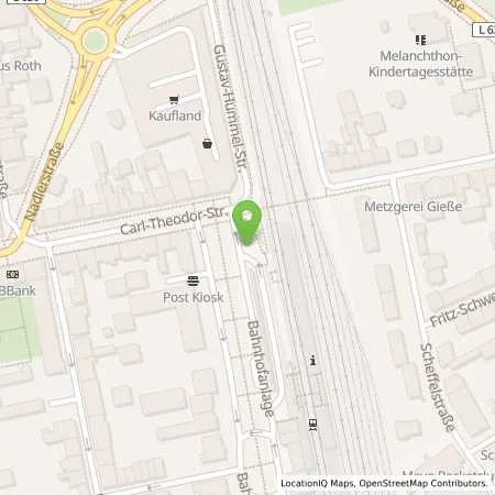 Standortübersicht der Tankstelle EnBW mobility+ AG und Co.KG in 68723 Schwetzingen