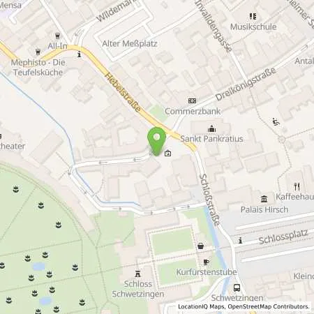 Standortübersicht der Tankstelle EnBW mobility+ AG und Co.KG in 68723 Schwetzingen