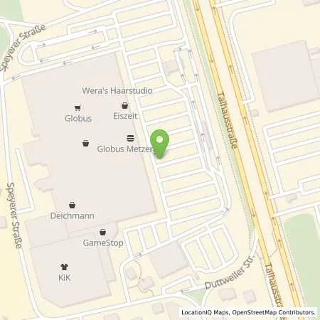 Standortübersicht der Tankstelle amperio GmbH in 68766 Hockenheim