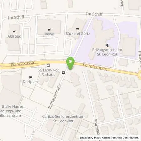 Standortübersicht der Tankstelle EnBW mobility+ AG und Co.KG in 68789 Sankt Leon (Rot)