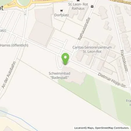 Standortübersicht der Tankstelle EnBW mobility+ AG und Co.KG in 68789 Sankt Leon (Rot)