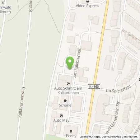 Standortübersicht der Tankstelle Auto Schmitt GmbH in 69151 Neckargemünd