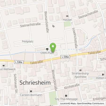 Standortübersicht der Strom (Elektro) Tankstelle: EnBW mobility+ AG und Co.KG in 69198, Schriesheim