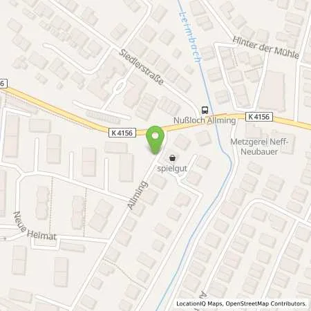 Standortübersicht der Tankstelle EnBW mobility+ AG und Co.KG in 69226 Nußloch