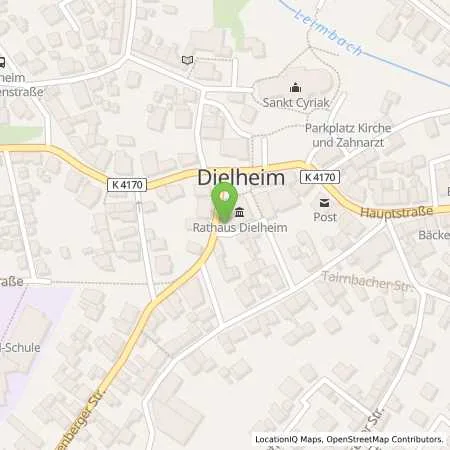 Standortübersicht der Tankstelle EnBW mobility+ AG und Co.KG in 69234 Dielheim