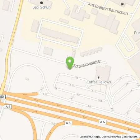 Standortübersicht der Tankstelle EnBW mobility+ AG und Co.KG in 74889 Sinsheim