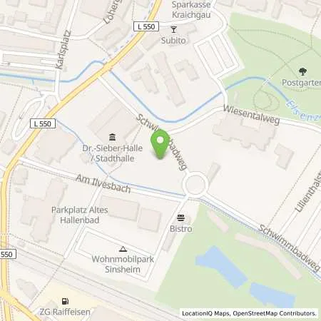 Standortübersicht der Tankstelle Stadtwerke Sinsheim Versorgungs GmbH & Co. KG in 74889 Sinsheim