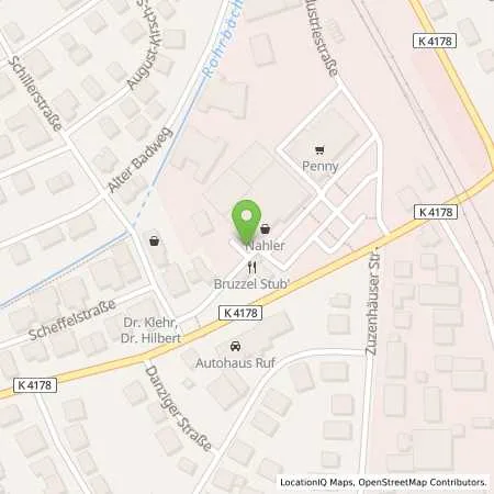 Standortübersicht der Tankstelle Pfalzwerke AG in 74909 Meckesheim