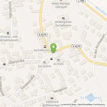 Standortübersicht der Tankstelle EnBW mobility+ AG und Co.KG in 74927 Eschelbronn