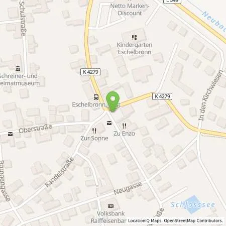 Standortübersicht der Tankstelle Gemeinde Eschelbronn (KdöR) in 74927 Eschelbronn