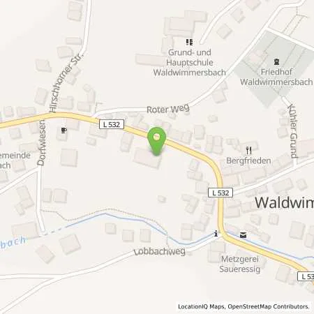 Standortübersicht der Tankstelle Gemeinde Lobbach in 74931 Lobbach