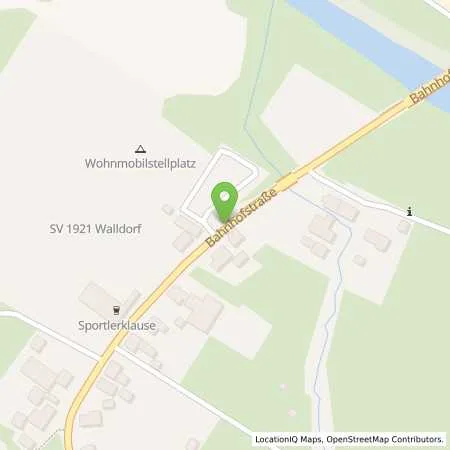 Standortübersicht der Tankstelle Thüringer Energie AG in 98639 Walldorf