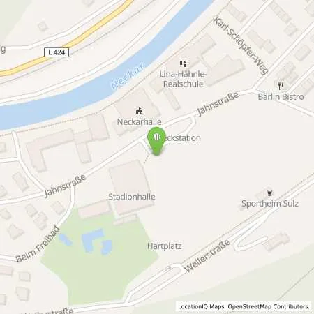 Standortübersicht der Tankstelle Stromversorgung Sulz am Neckar GmbH in 72172 Sulz a.N.