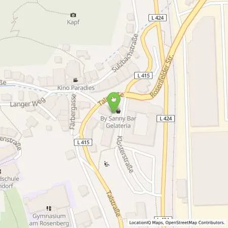 Standortübersicht der Tankstelle EnBW mobility+ AG und Co.KG in 78727 Oberndorf