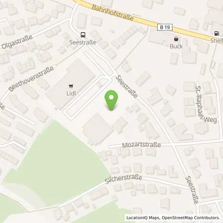 Standortübersicht der Tankstelle Lidl Dienstleistung GmbH & Co. KG in 74405 Gailsdorf