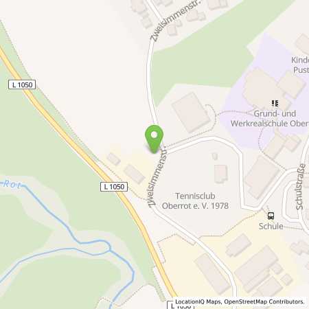 Standortübersicht der Strom (Elektro) Tankstelle: EnBW ODR AG in 74420, Oberrot