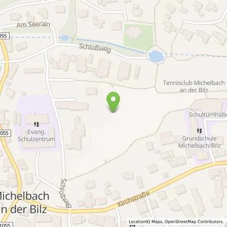 Standortübersicht der Tankstelle Schulstiftung der Evangelischen Landeskirche in Württemberg in 74544 Michelbach an der Bilz
