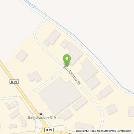 Standortübersicht der Tankstelle Stadtwerke Schwäbisch Hall GmbH in 74547 Untermünkheim