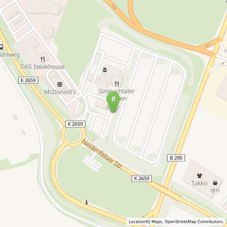 Standortübersicht der Strom (Elektro) Tankstelle: Allego GmbH in 74589, Satteldorf