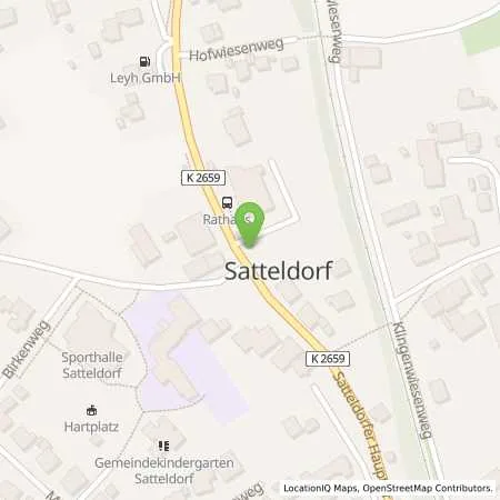 Standortübersicht der Tankstelle EnBW ODR AG in 74589 Satteldorf