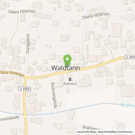 Standortübersicht der Tankstelle EnBW ODR AG in 74594 Kreßberg (Waldtann)