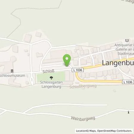 Standortübersicht der Tankstelle EnBW mobility+ AG und Co.KG in 74595 Langenburg