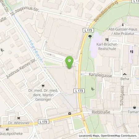 Standortübersicht der Tankstelle Volksbank eG in 78048 Villingen-Schwenningen