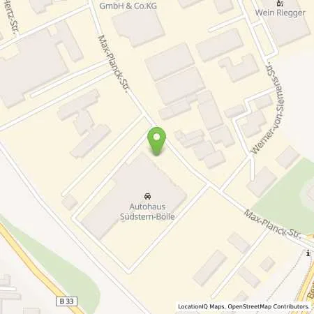 Standortübersicht der Tankstelle Energiedienst Holding AG in 78052 Villingen-Schwenningen