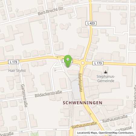 Standortübersicht der Strom (Elektro) Tankstelle: Stadtwerke Villingen-Schwenningen GmbH in 78054, Villingen-Schwenningen