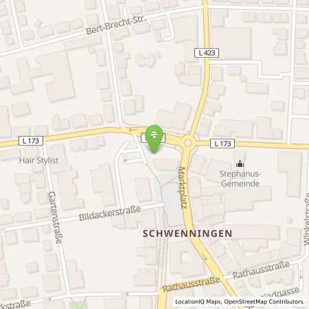 Standortübersicht der Tankstelle Stadtwerke Villingen-Schwenningen GmbH in 78054 Villingen-Schwenningen