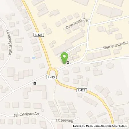 Standortübersicht der Tankstelle Energiedienst Holding AG in 78083 Dauchingen