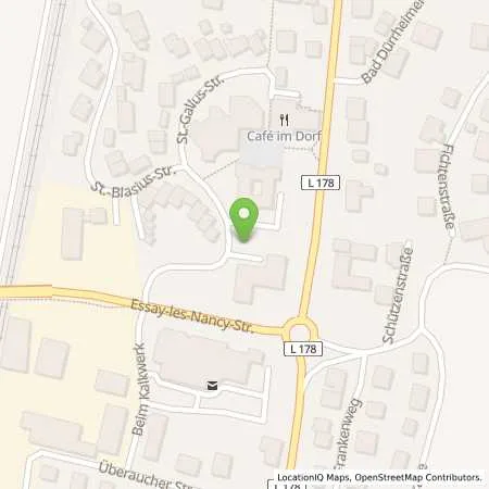 Standortübersicht der Tankstelle Energiedienst Holding AG in 78086 Brigachtal