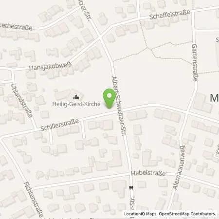 Standortübersicht der Tankstelle Stadtwerke Villingen-Schwenningen GmbH in 78087 Mönchweiler