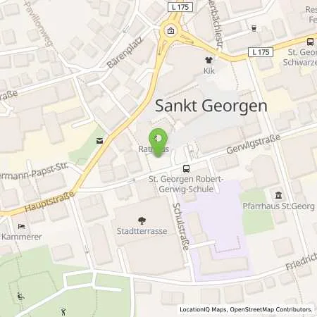 Standortübersicht der Tankstelle EGT Energie GmbH in 78112 St. Georgen