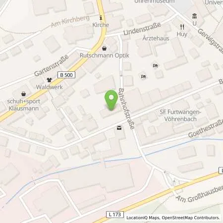 Standortübersicht der Tankstelle EnergieWende Bregtal UG (haftungsbeschränkt) in 78120 Furtwangen