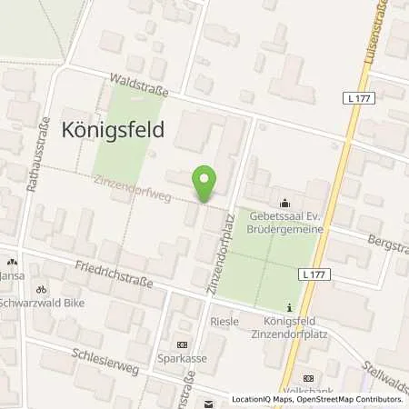 Standortübersicht der Tankstelle EGT Energie GmbH in 78126 Königsfeld