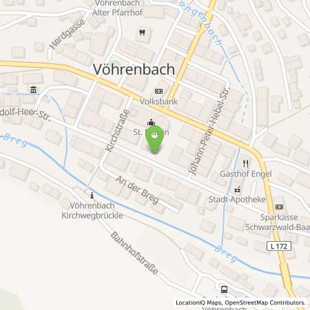 Standortübersicht der Strom (Elektro) Tankstelle: Energiedienst Holding AG in 78147, Vhrenbach
