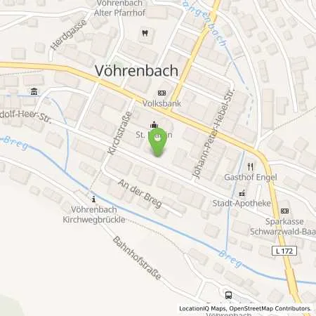 Standortübersicht der Tankstelle Energiedienst Holding AG in 78147 Vöhrenbach