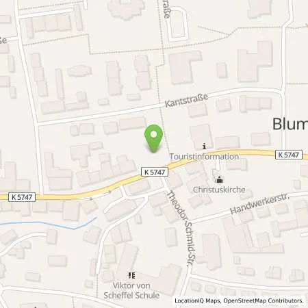 Standortübersicht der Tankstelle Energiedienst Holding AG in 78176 Blumberg