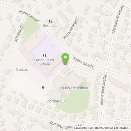 Standortübersicht der Tankstelle Energiedienst Holding AG in 78183 Huefingen