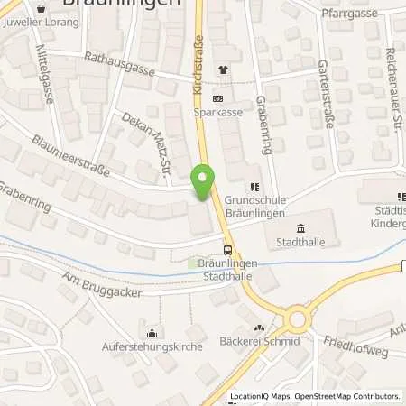 Standortübersicht der Tankstelle Energieversorgung Südbaar GmbH & Co. KG in 78199 Bräunlingen