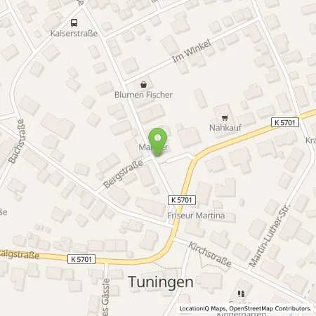 Standortübersicht der Tankstelle EnBW mobility+ AG und Co.KG in 78609 Tuningen