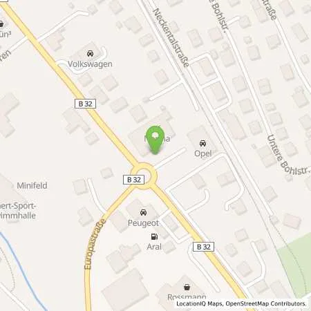 Standortübersicht der Tankstelle EnBW mobility+ AG und Co.KG in 72501 Gammertingen