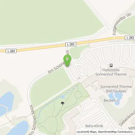 Standortübersicht der Tankstelle Stadtwerke Bad Saulgau - Eigenbetrieb in 88348 Bad Saulgau