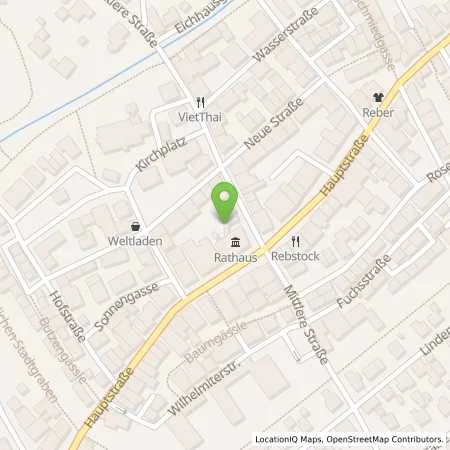 Standortübersicht der Tankstelle Mer Germany GmbH in 88512 Mengen