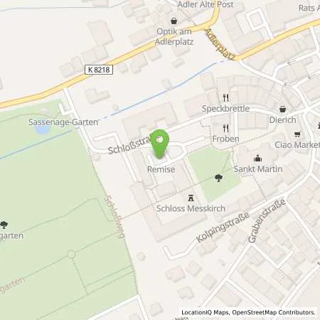 Standortübersicht der Tankstelle EnBW mobility+ AG und Co.KG in 88605 Meßkirch