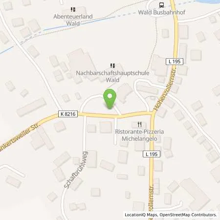 Standortübersicht der Tankstelle EnBW mobility+ AG und Co.KG in 88639 Wald